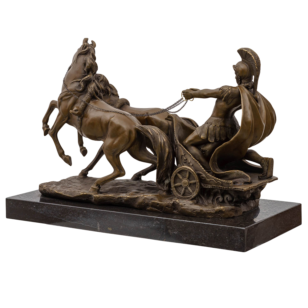 Roman Chariot Statue