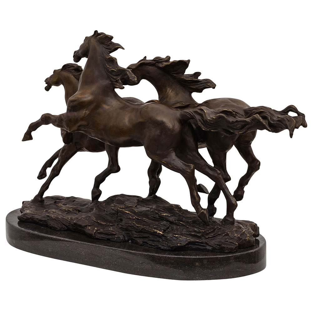 Galloping Horses Statue