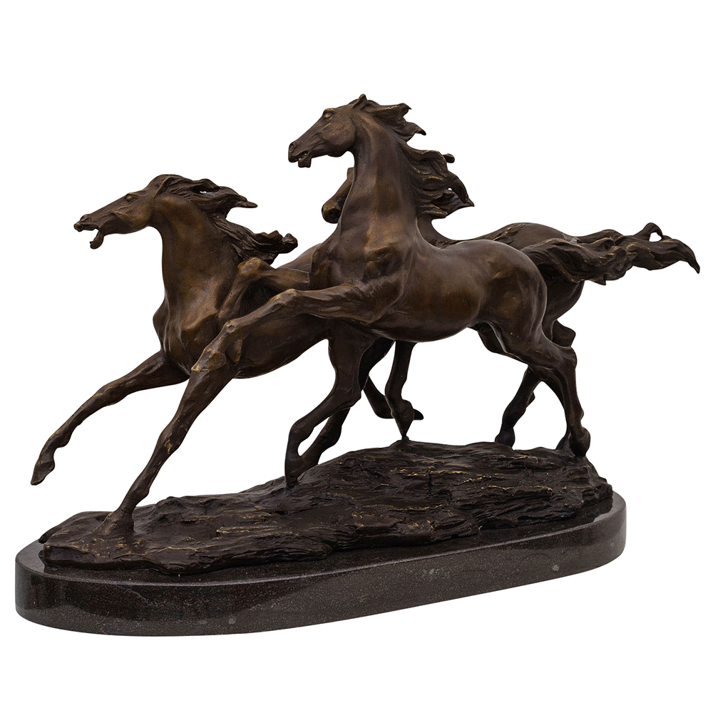Galloping Horses Statue