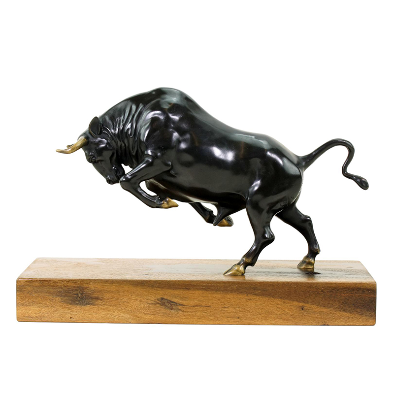 Black Bull Statue