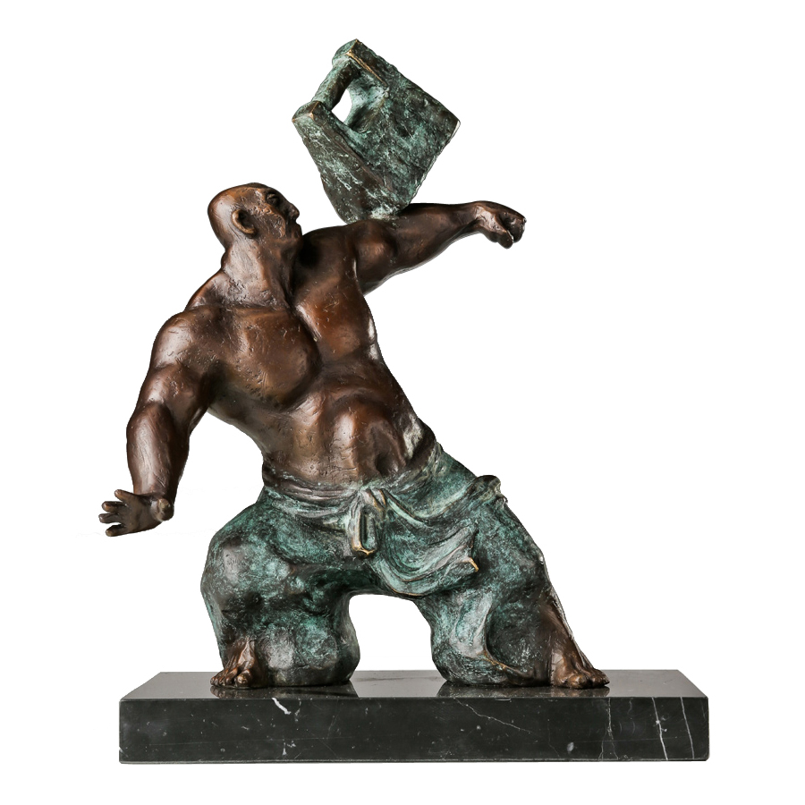 Muscle Man Statue