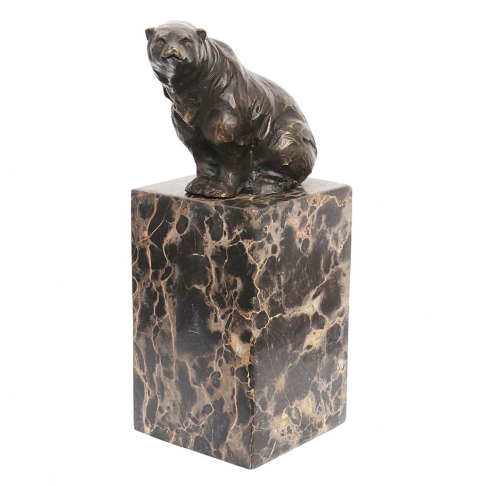 Bronze Bear Sculpture