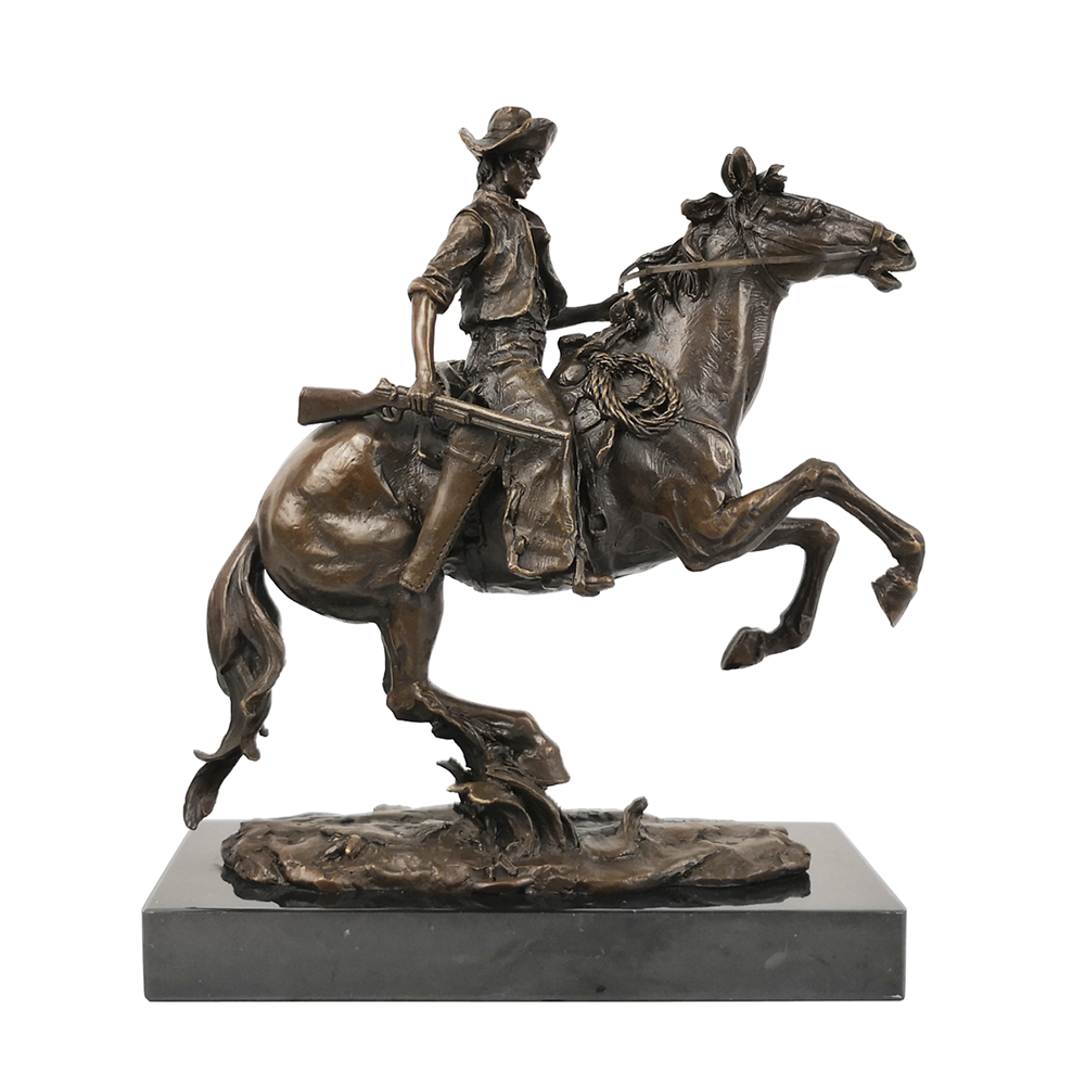 Cowboy Sculptures Bronze