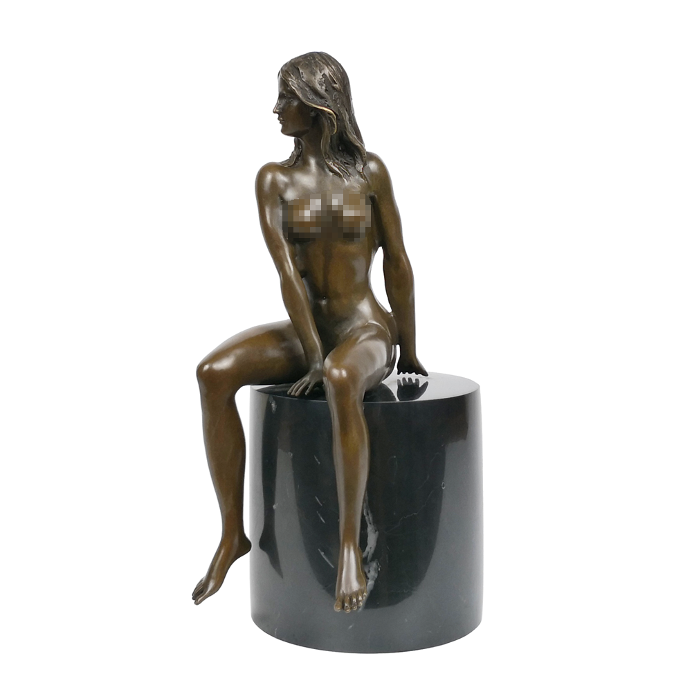 Sitting Lady Figurine