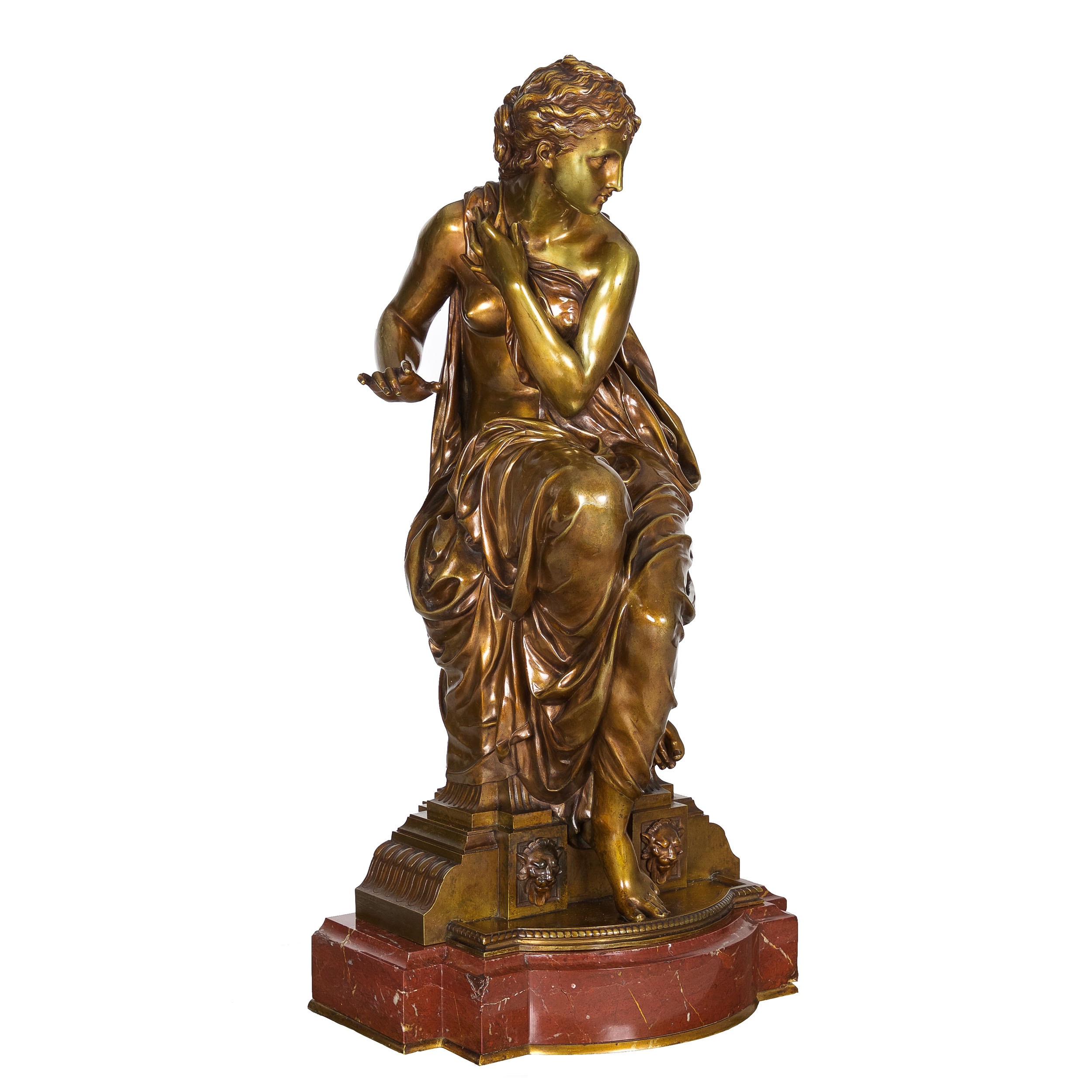 Woman Sitting Statue