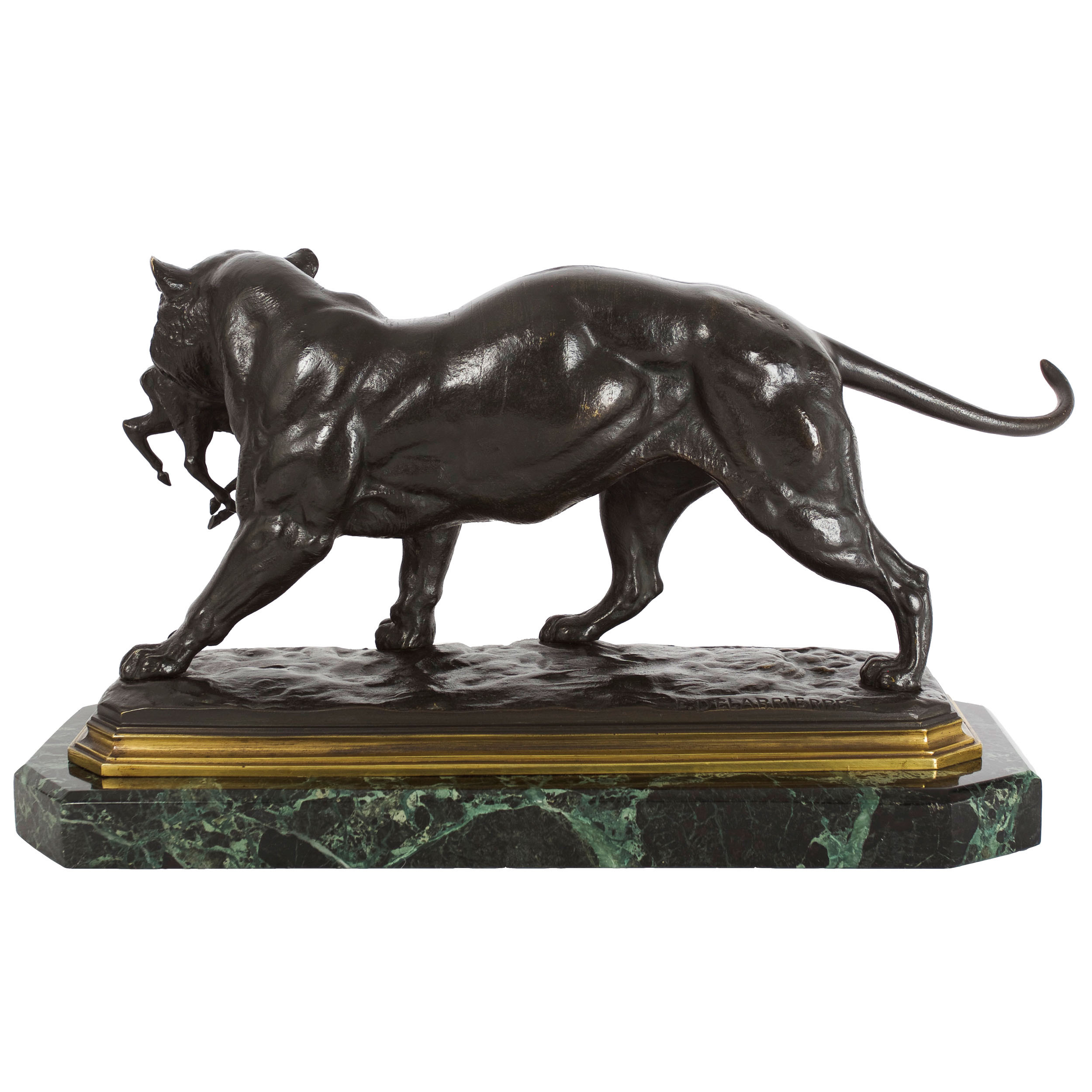 Brass Tiger Statue