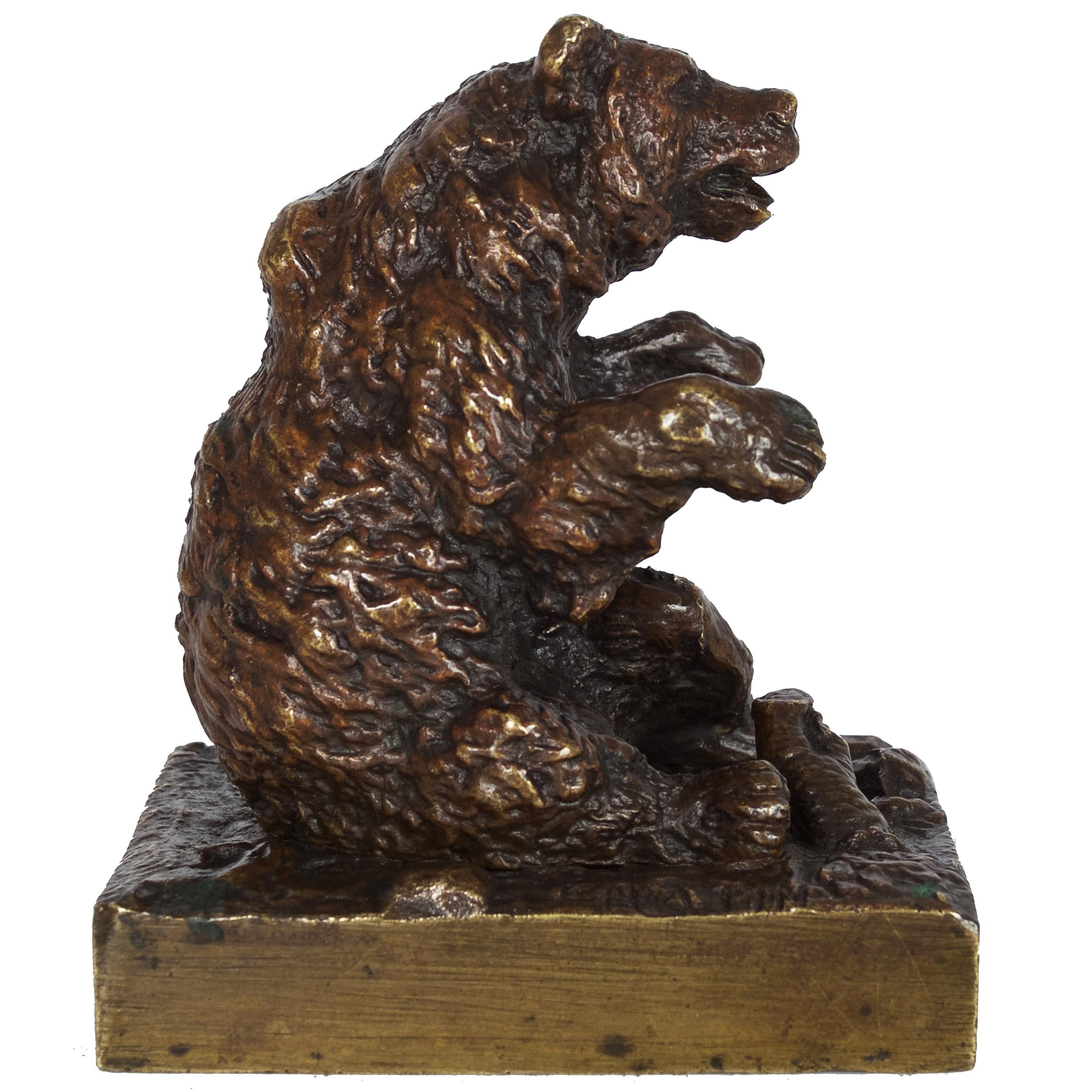 Sitting Bear Sculpture