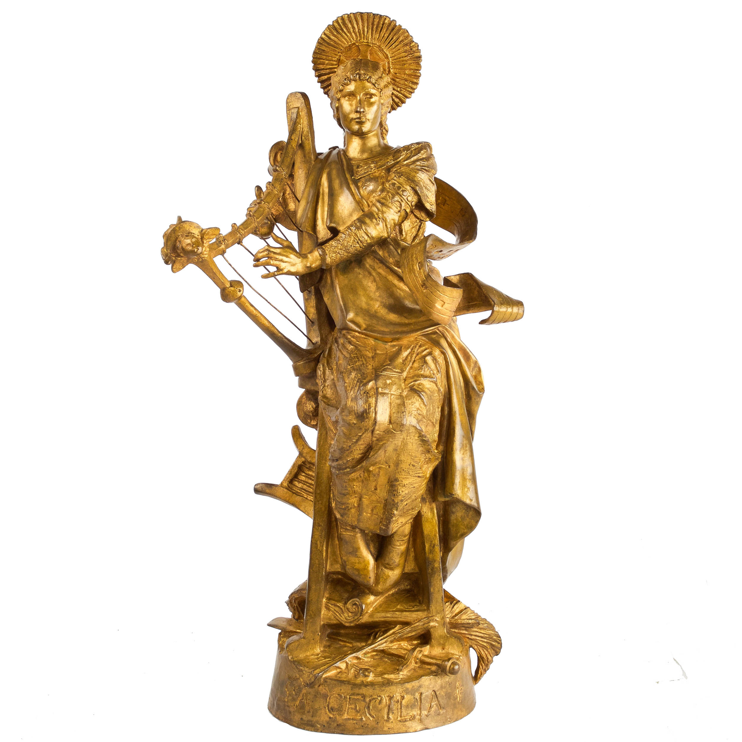 Gold Woman Statue