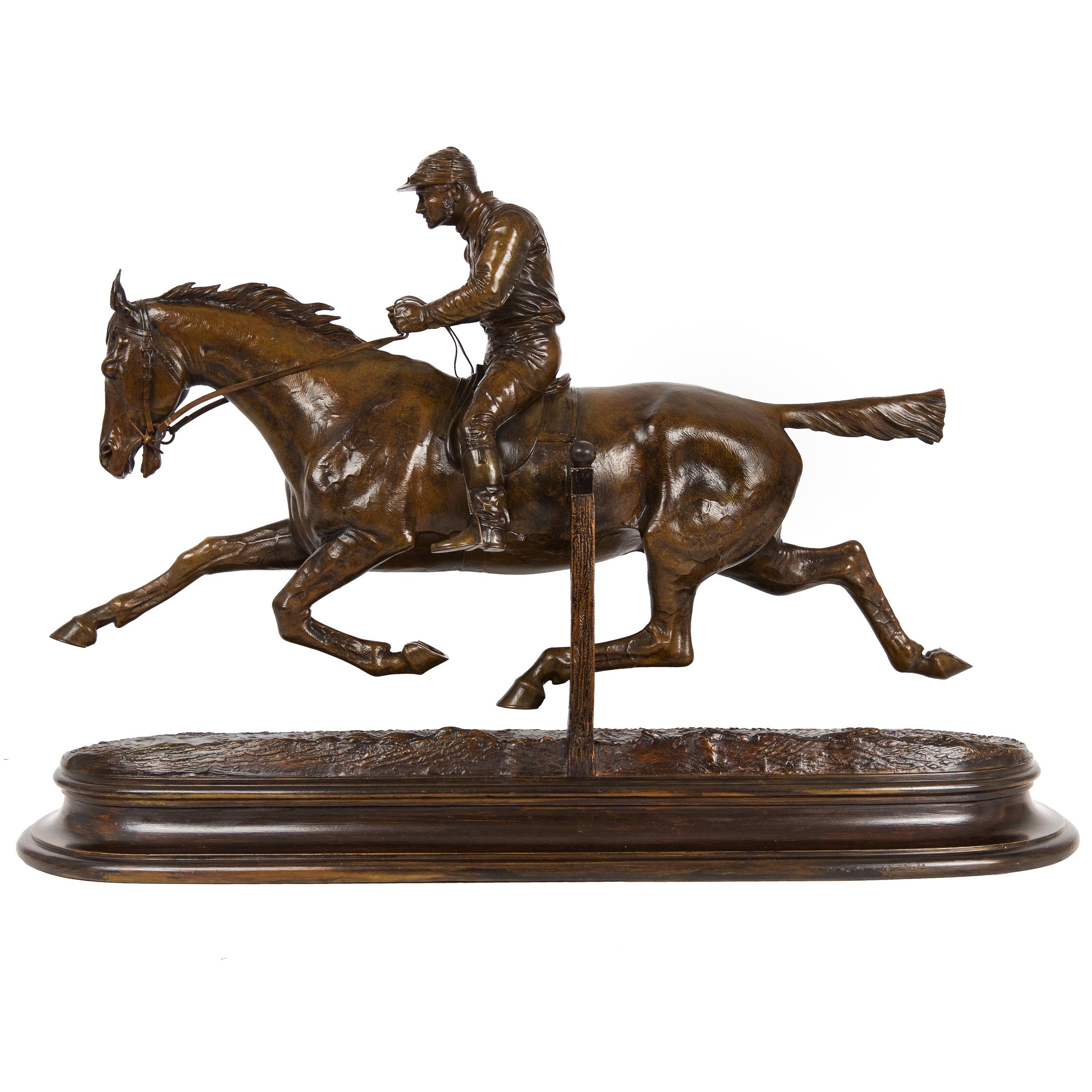 Bronze Horse Racing Statues