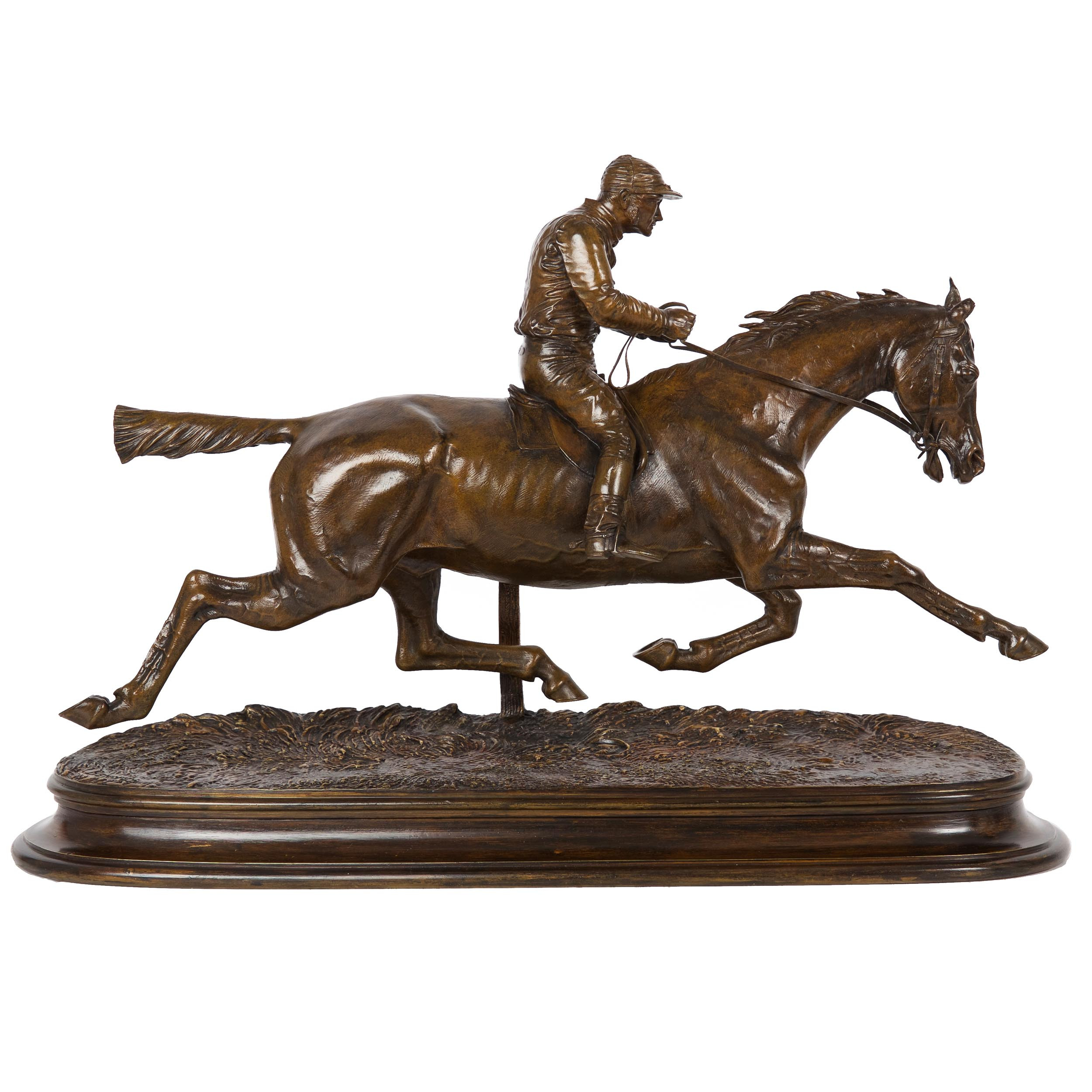 Bronze Horse Racing Statues