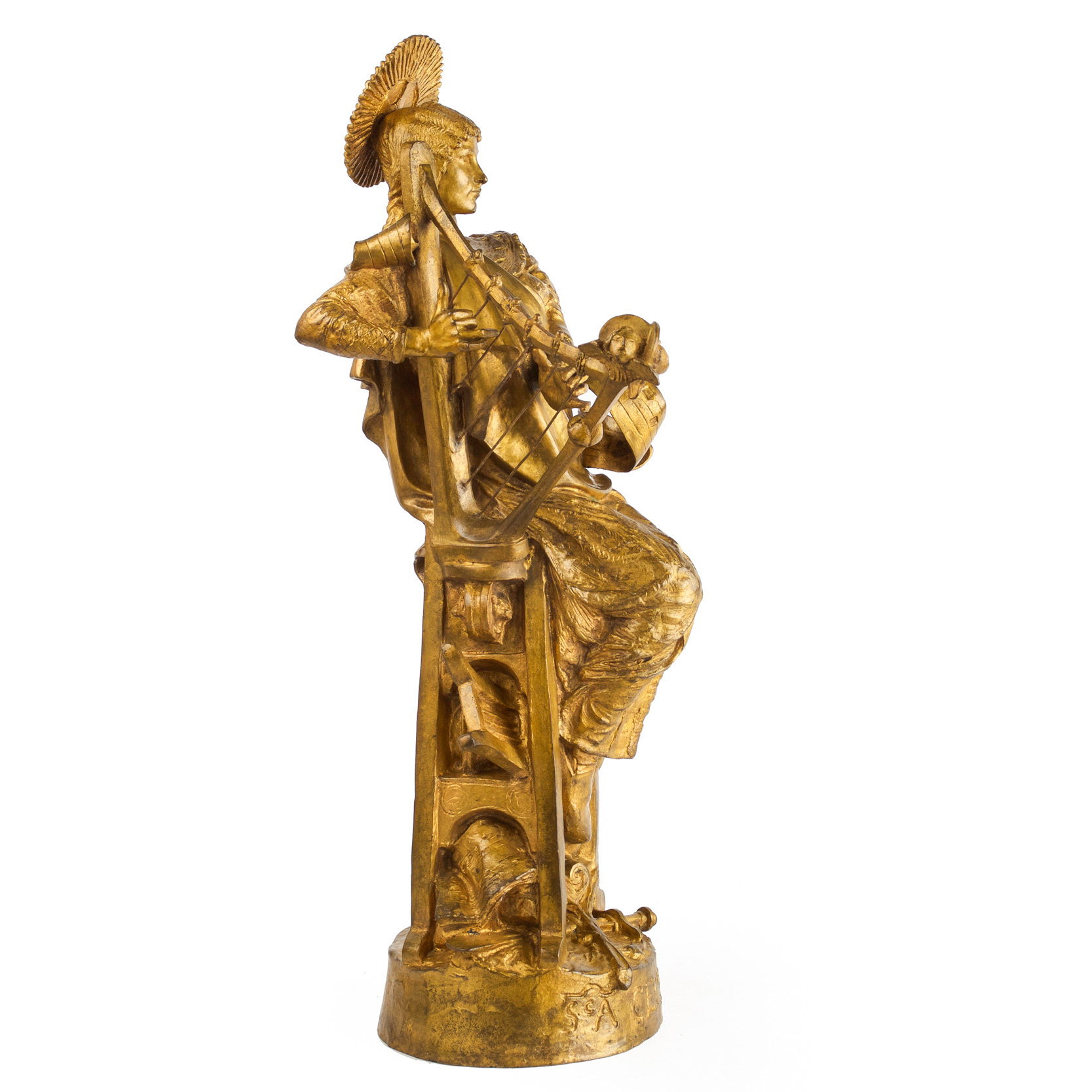 Gold Woman Statue