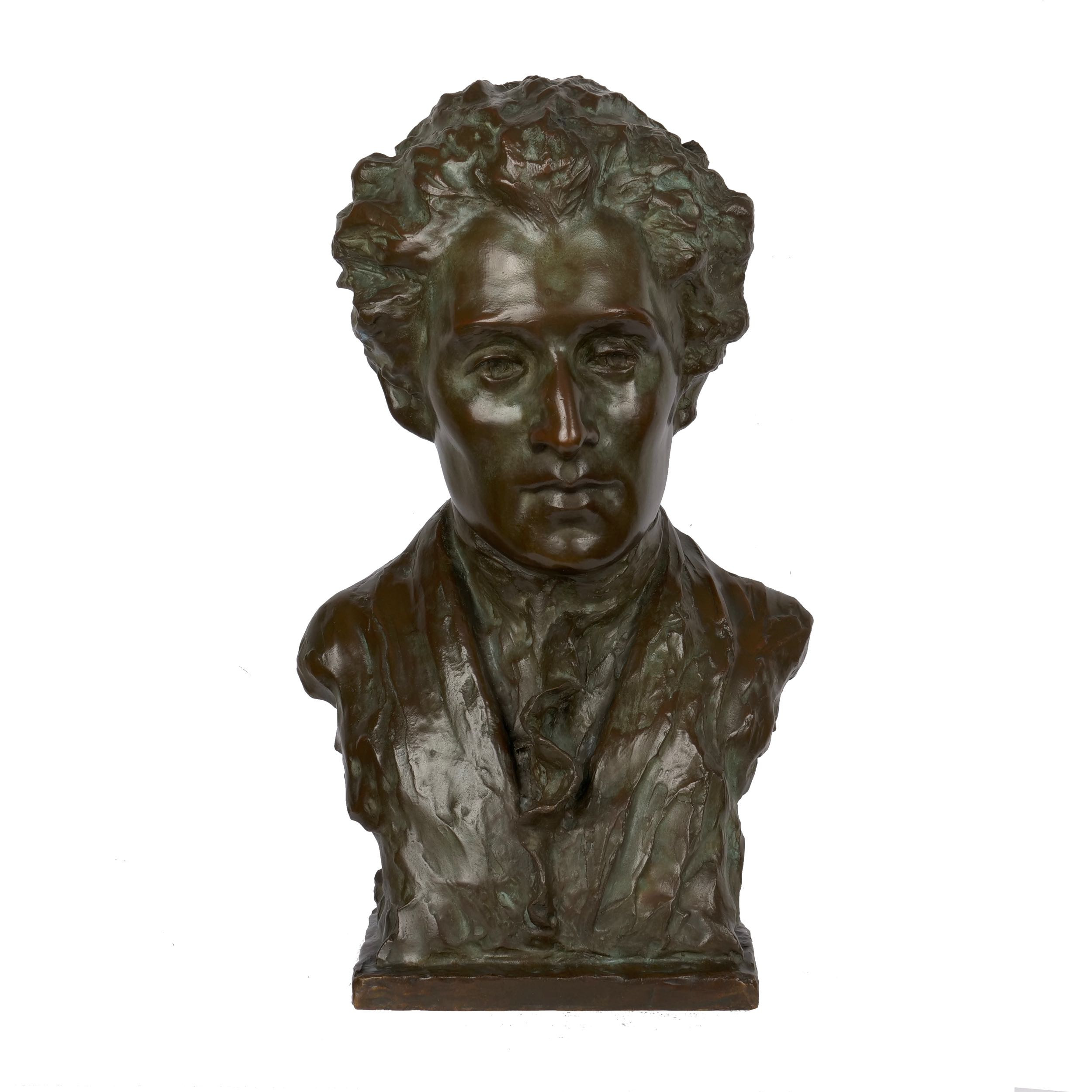 Mozart Head Statue