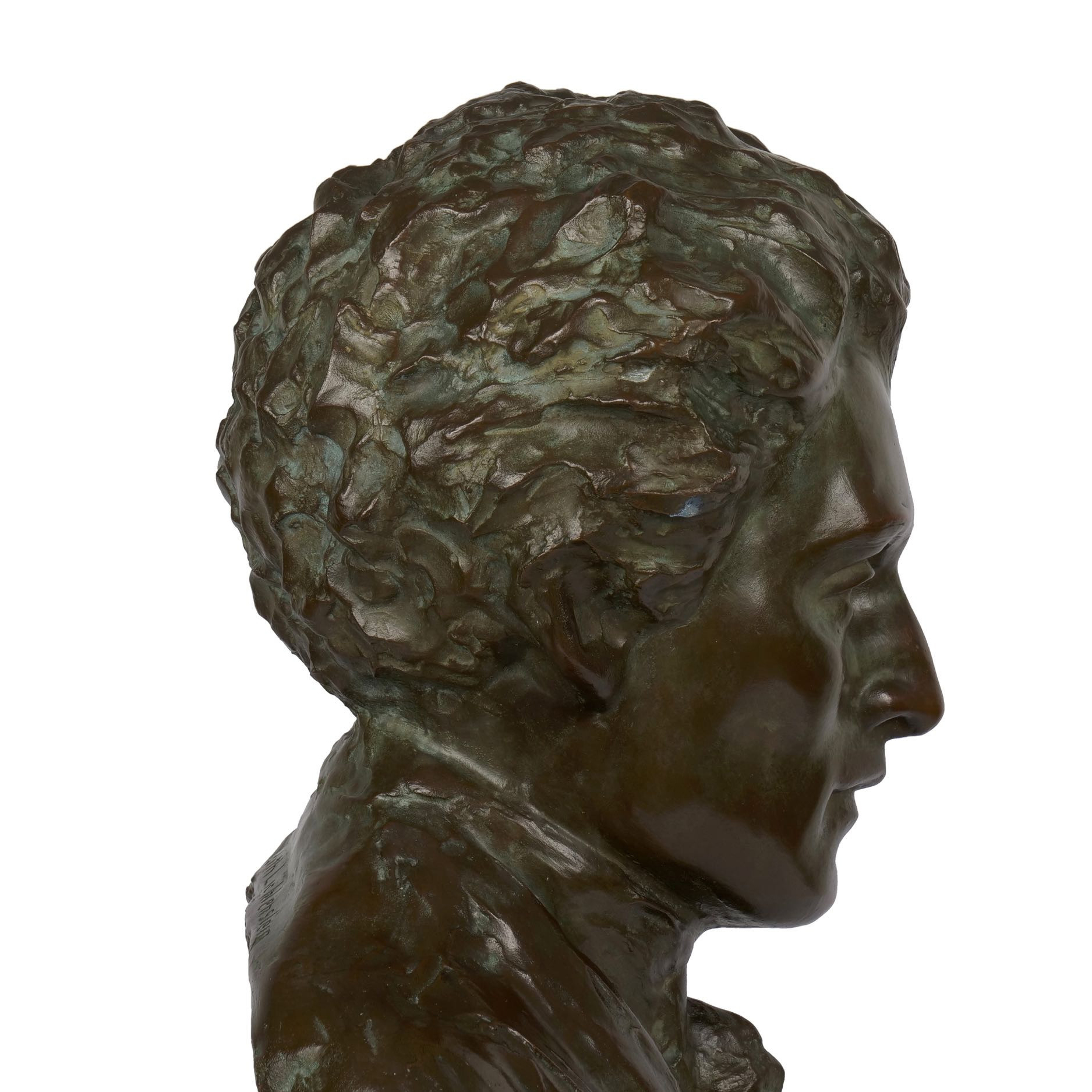 Mozart Head Statue