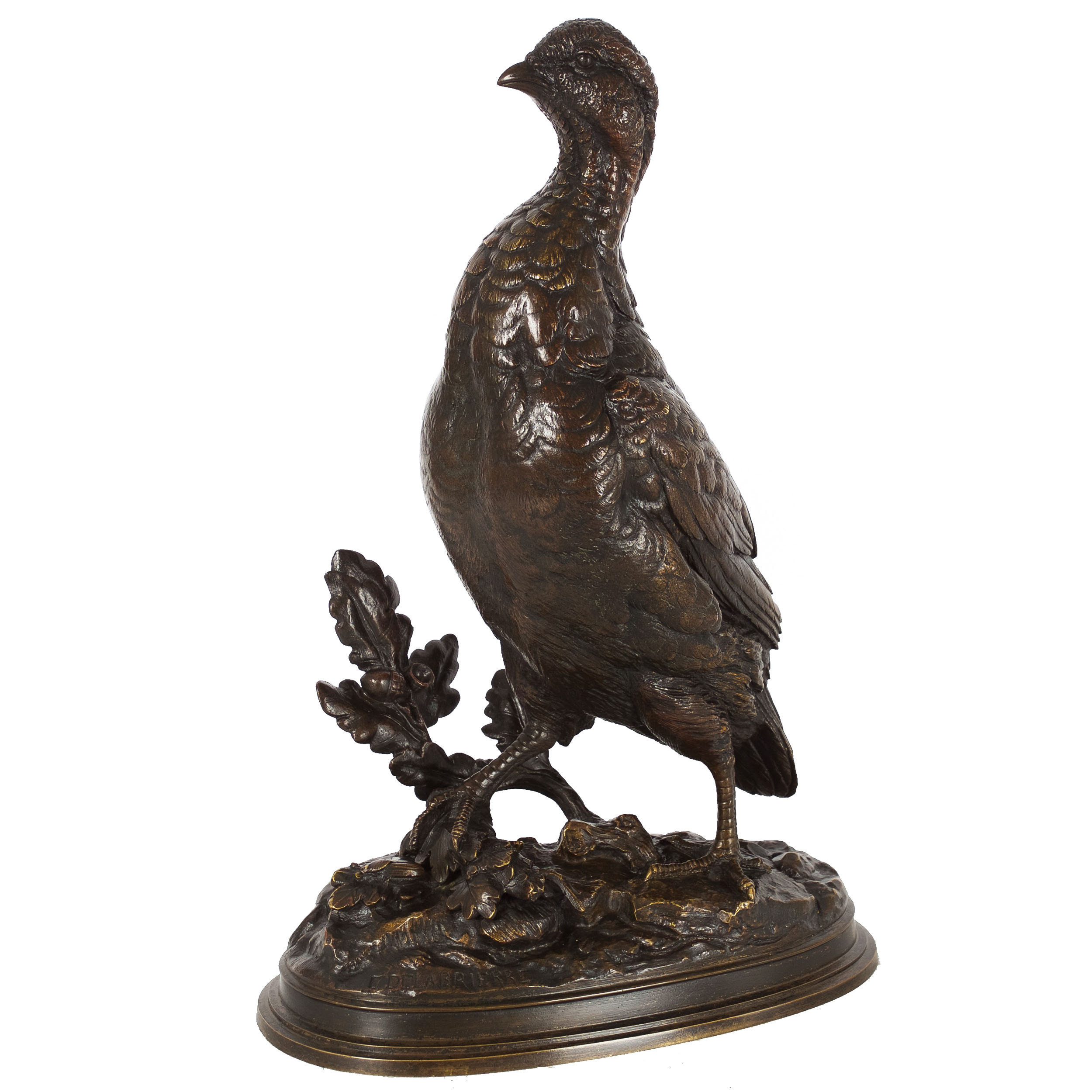 Bronze Grouse Sculptures