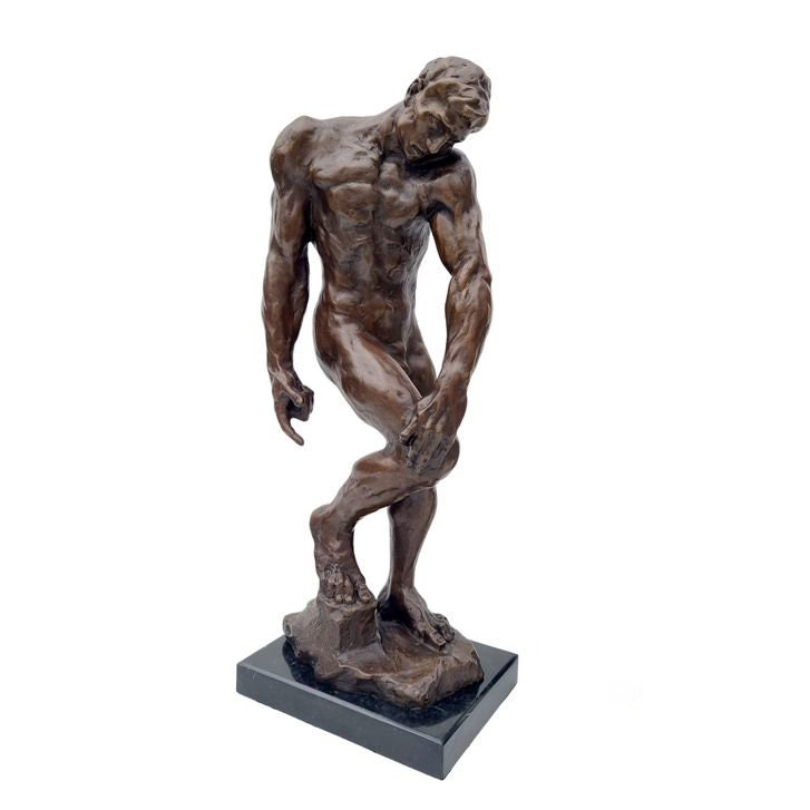 Auguste Rodin Adam Sculpture