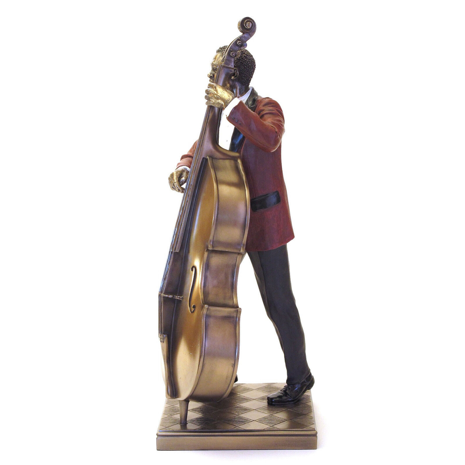 bass player statue