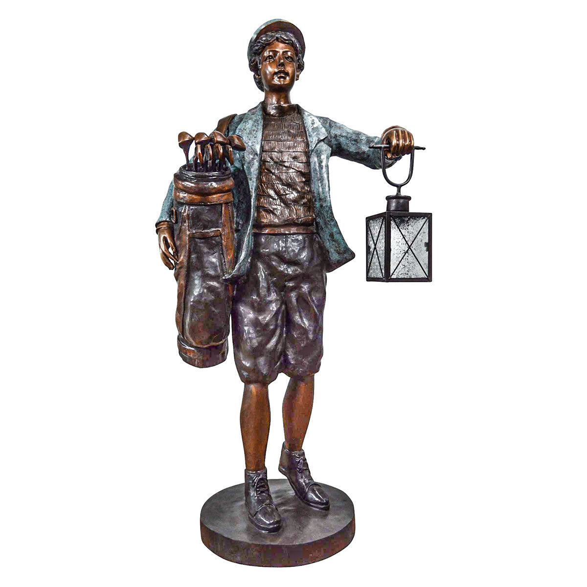 Golf Caddy Statue