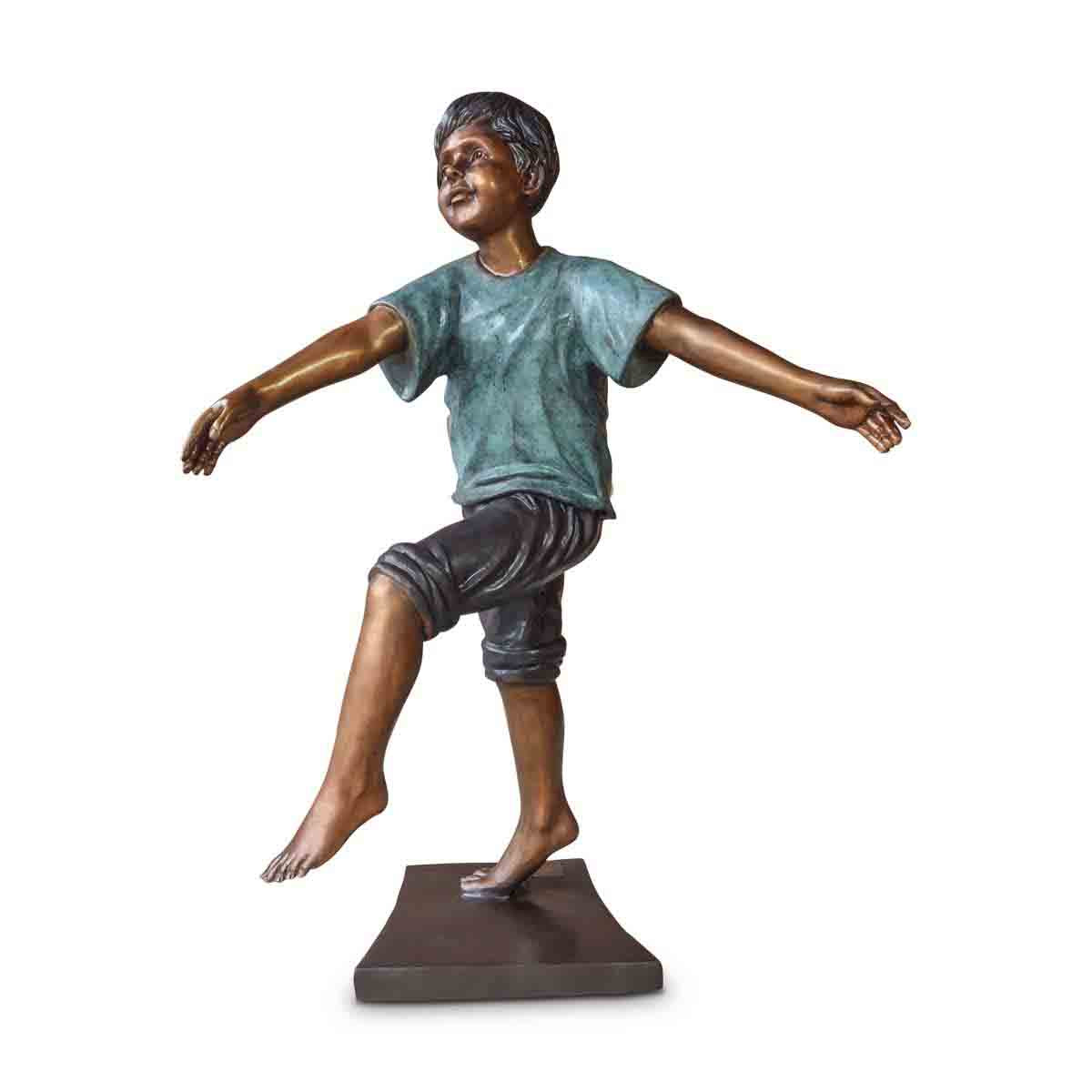 Child Playing Sculpture