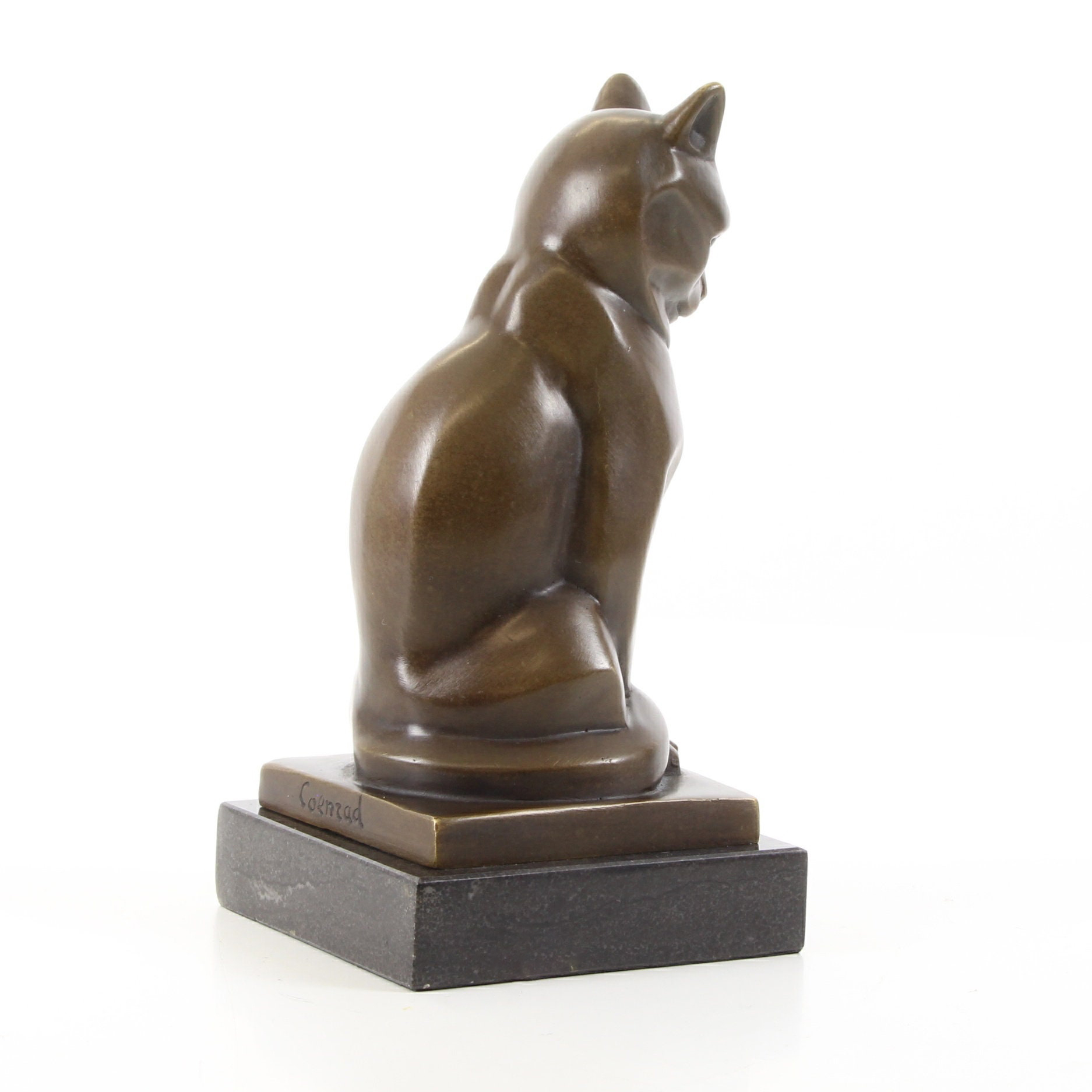 Cat Bronze Statue