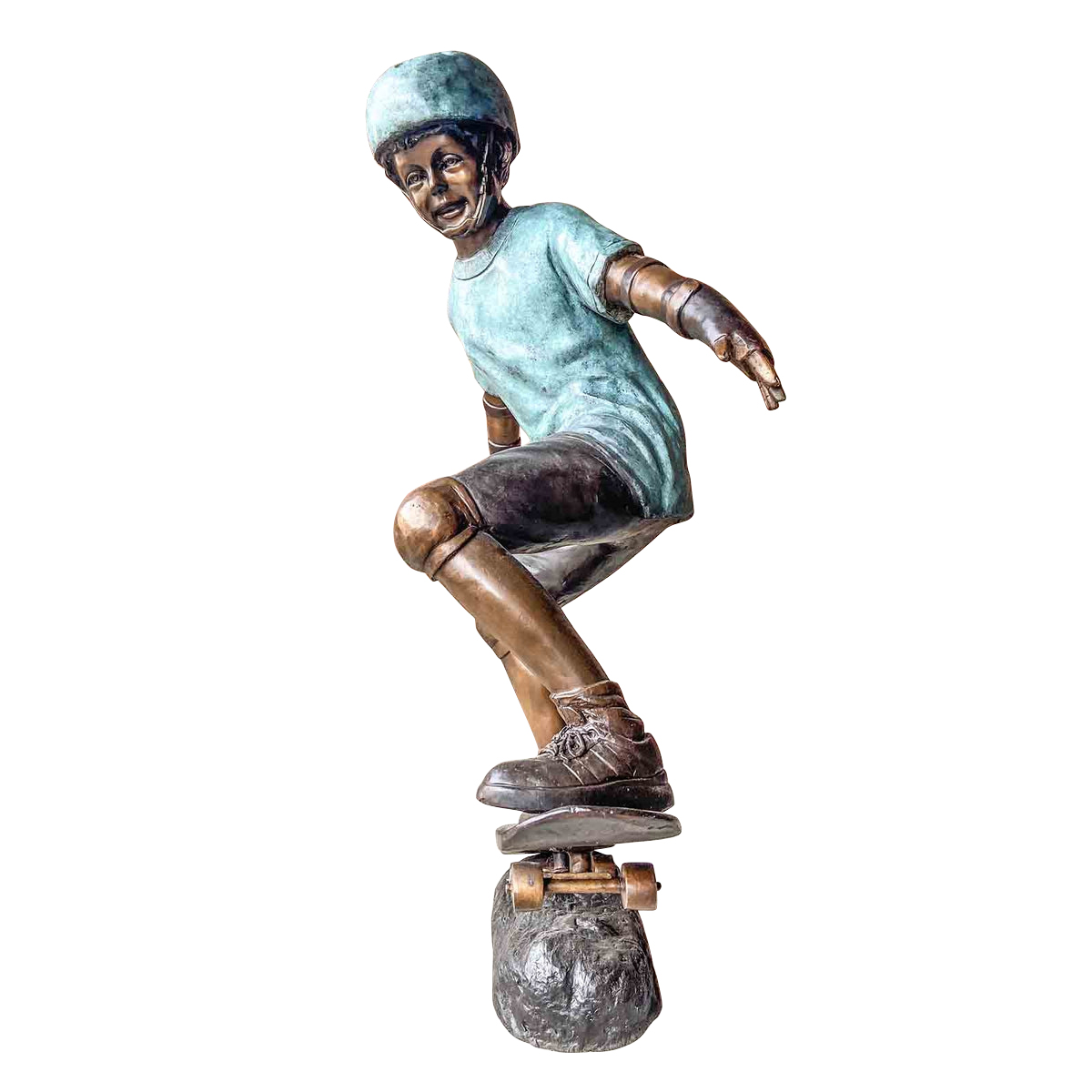 Skateboard Boy Statue
