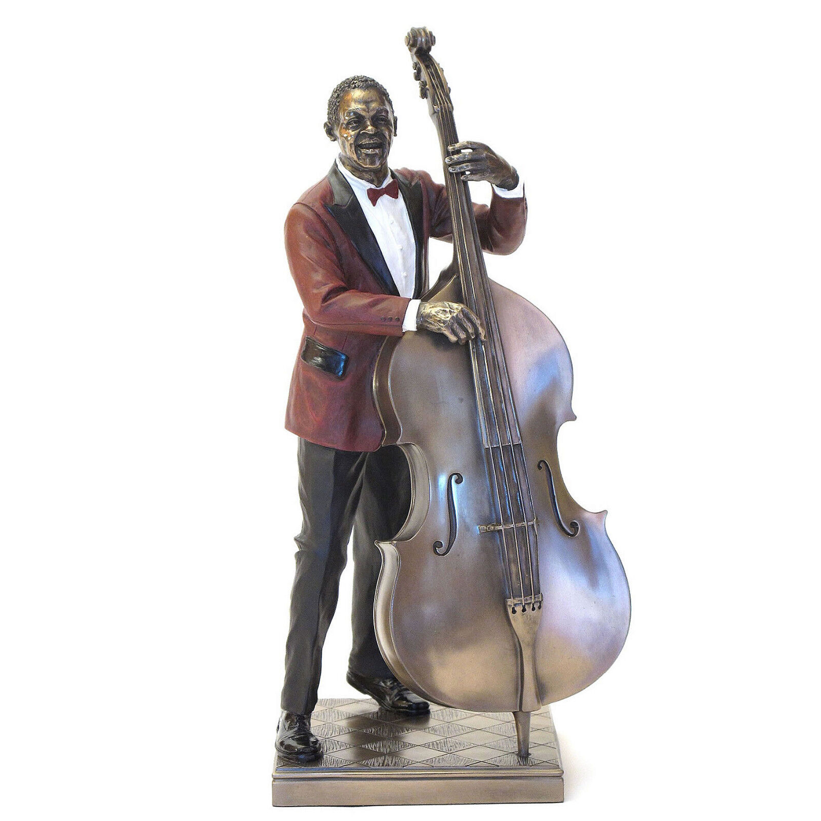 bass player statue