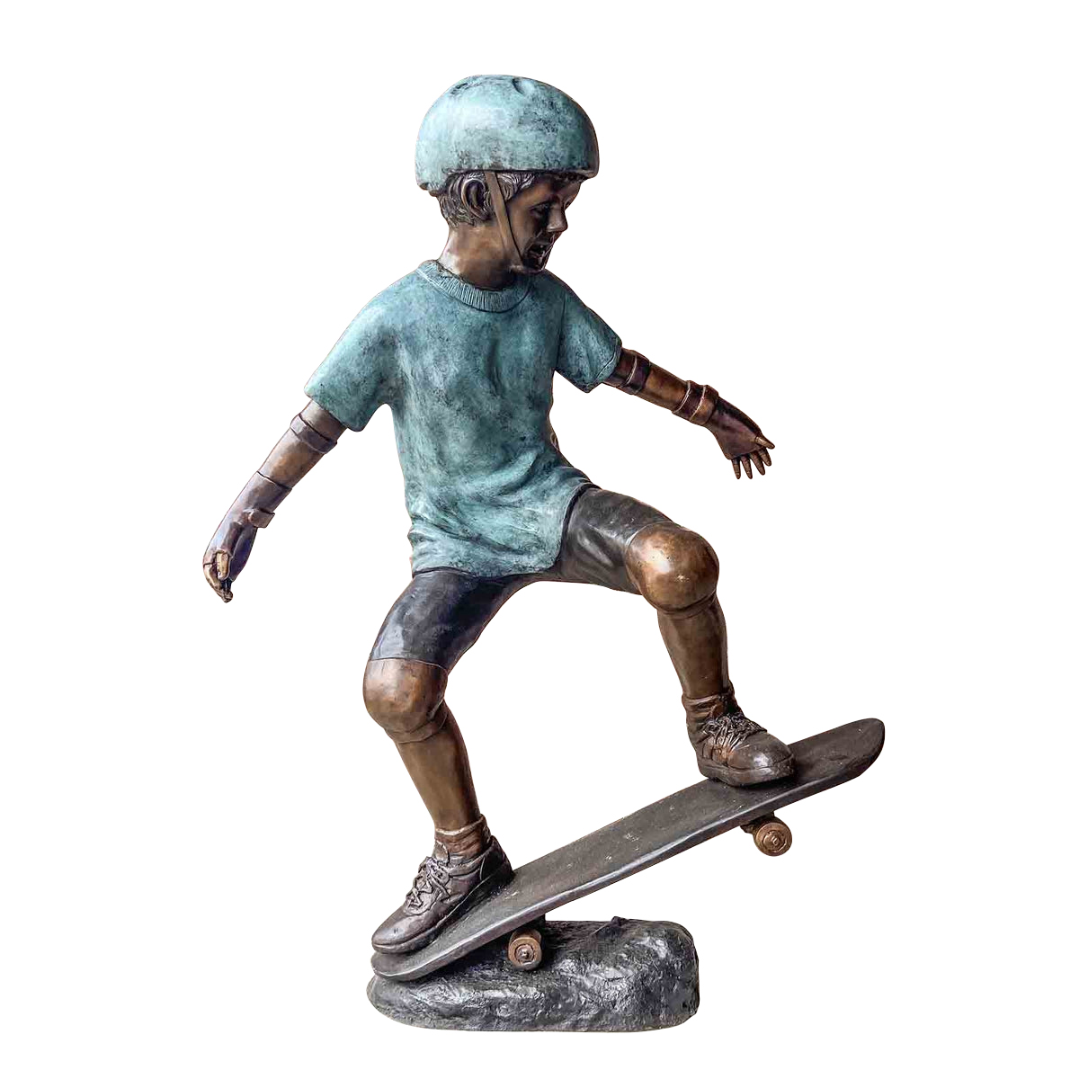 Skateboard Boy Statue
