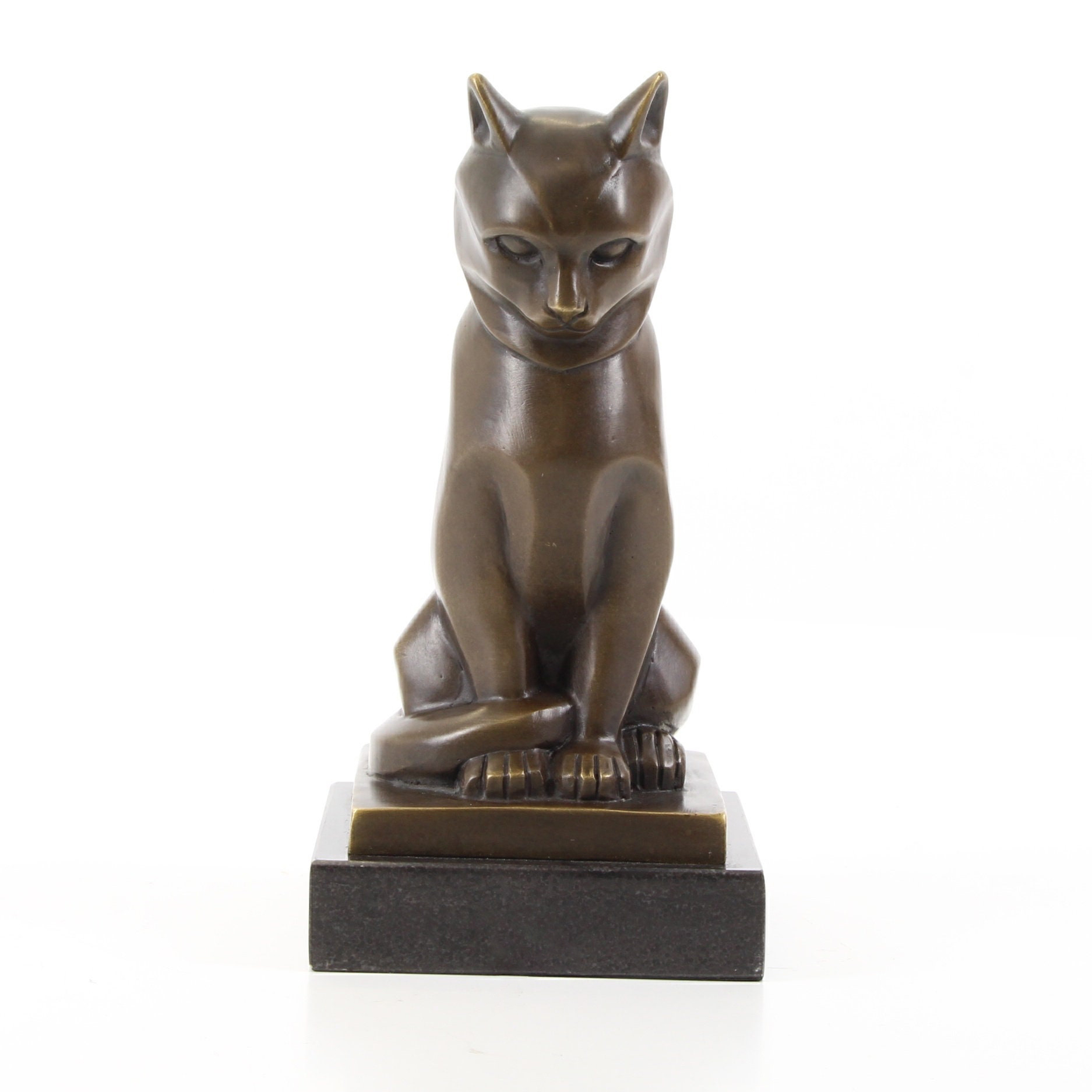 Cat Bronze Statue