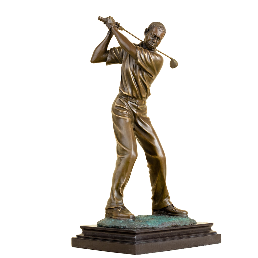 Metal Golf Statues