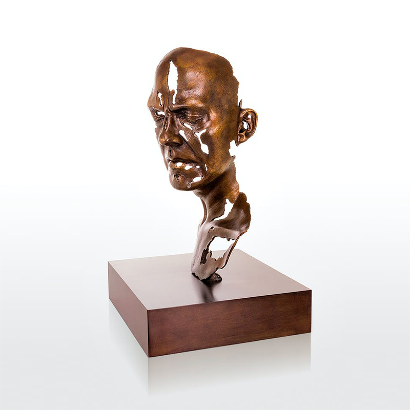 Man Face Sculpture