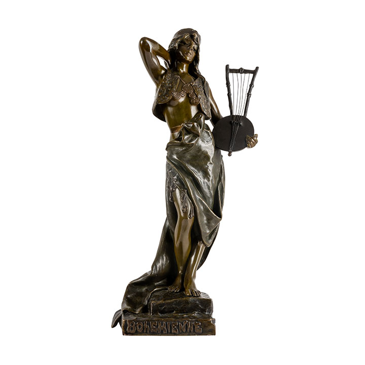 Woman On Pedestal Statue