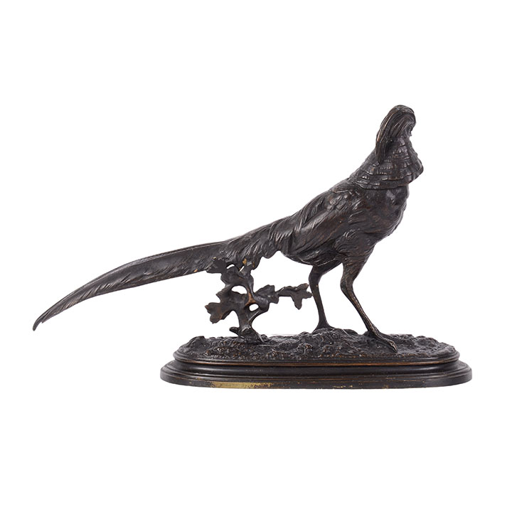 Bronze Pheasant Statue