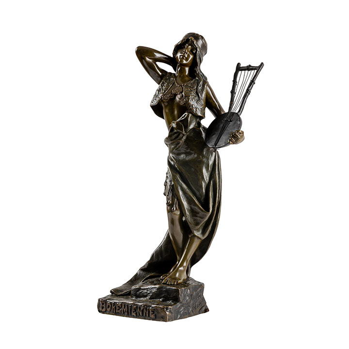 Woman On Pedestal Statue