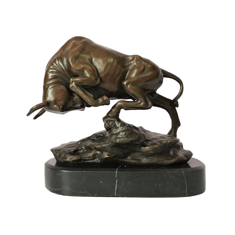 Bull Table Statue