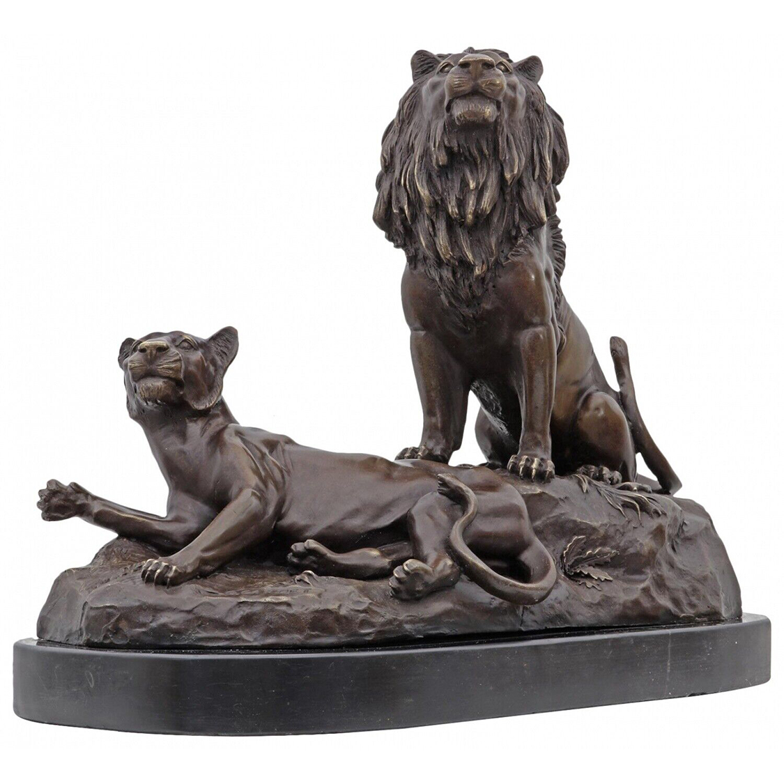 Lion and Lioness Statue