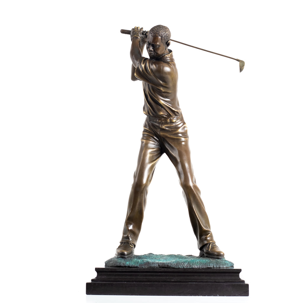 Metal Golf Statues