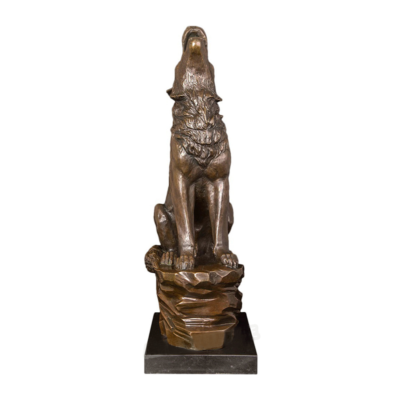 Wolf Bronze Sculpture