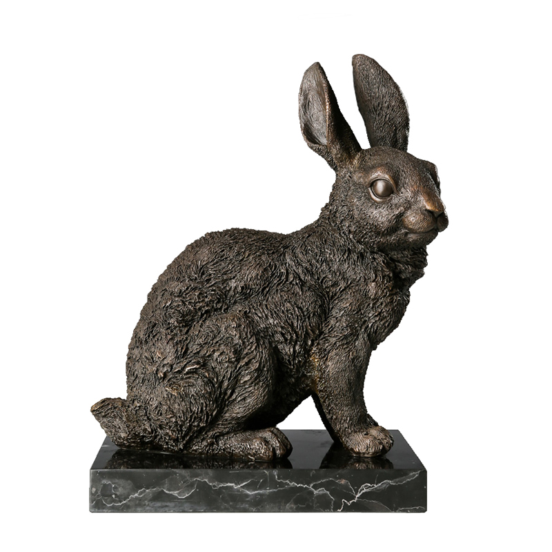 Bronze Bunny Statue