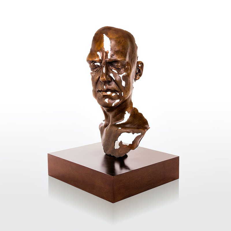 Man Face Sculpture