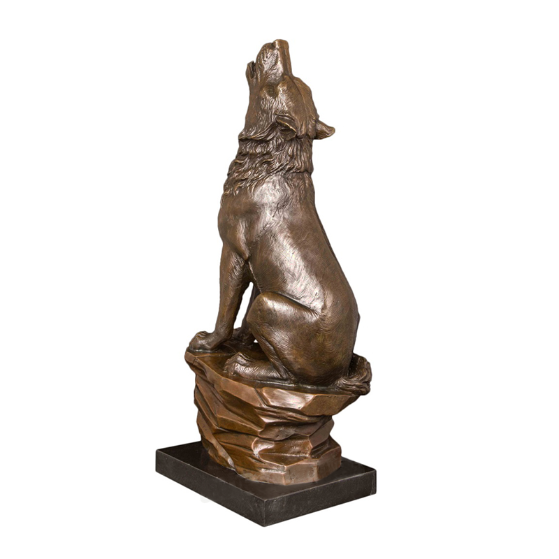 Wolf Bronze Sculpture