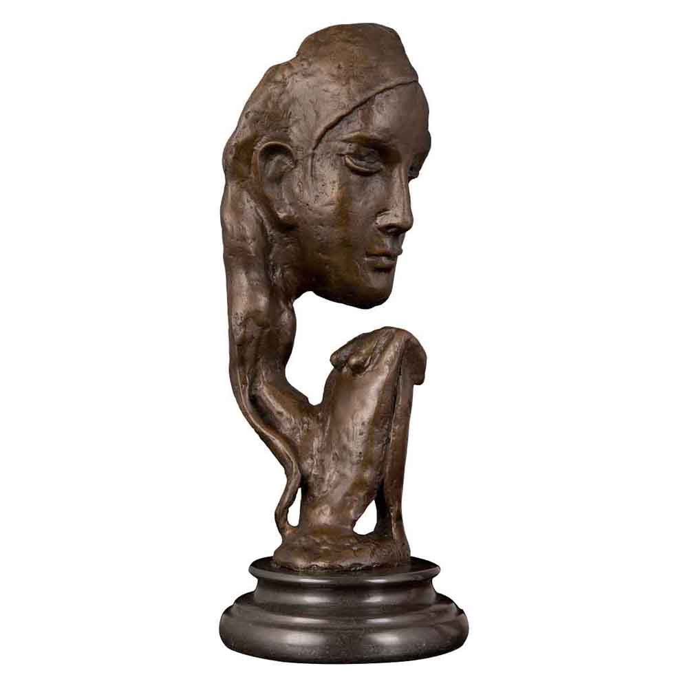 Bronze Female Bust