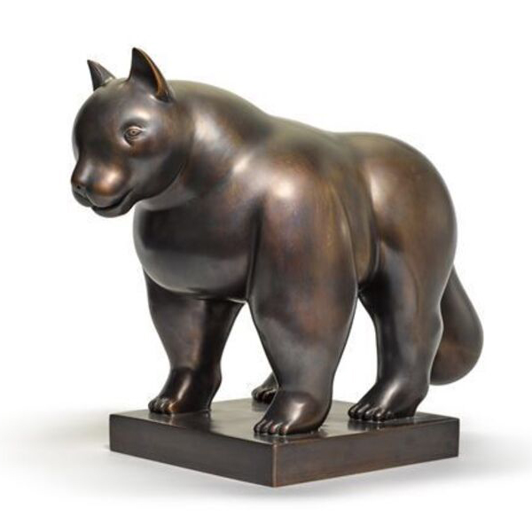 Botero Cat Statue