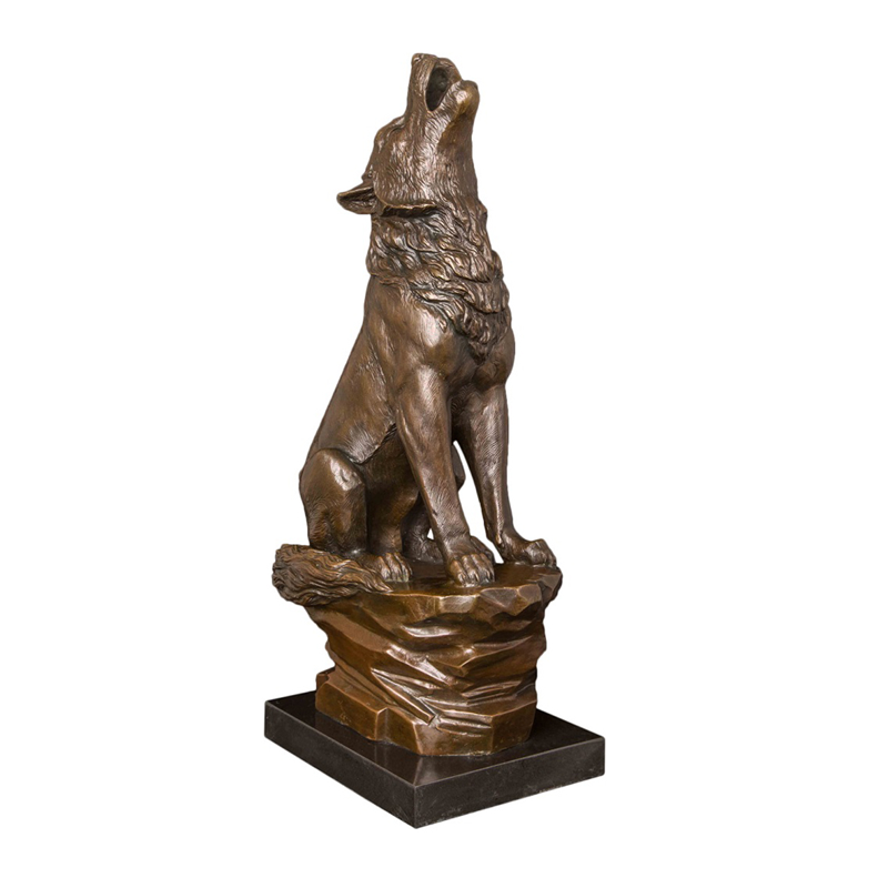 Wolf Bronze Sculpture