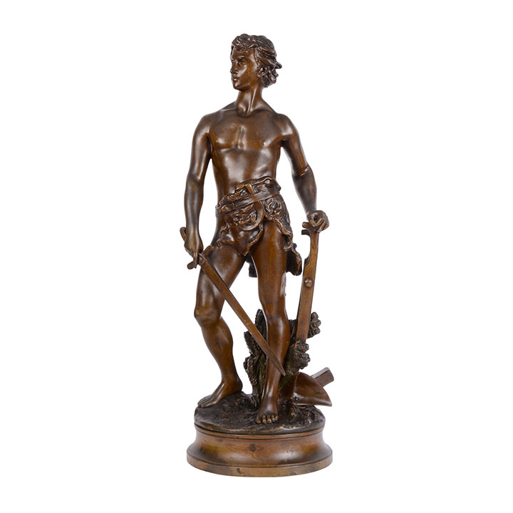 Bronze Warrior Sculpture