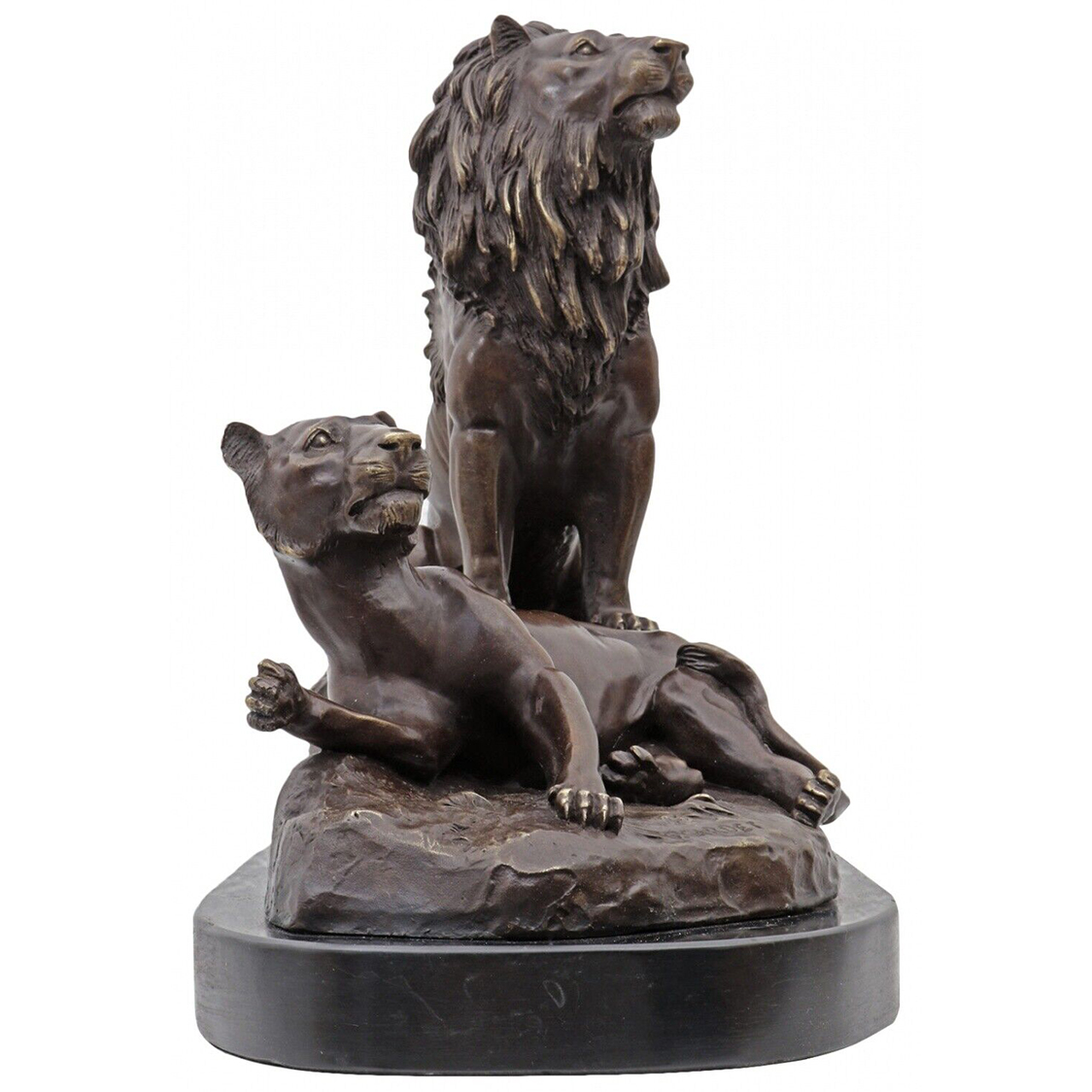 Lion and Lioness Statue