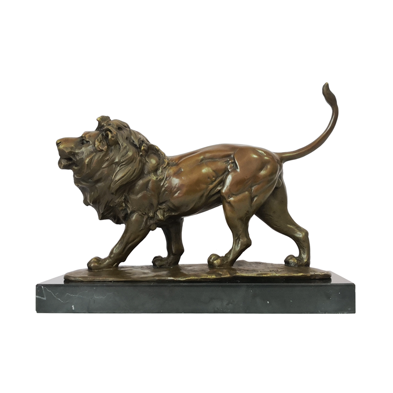 Walking Lion Statue