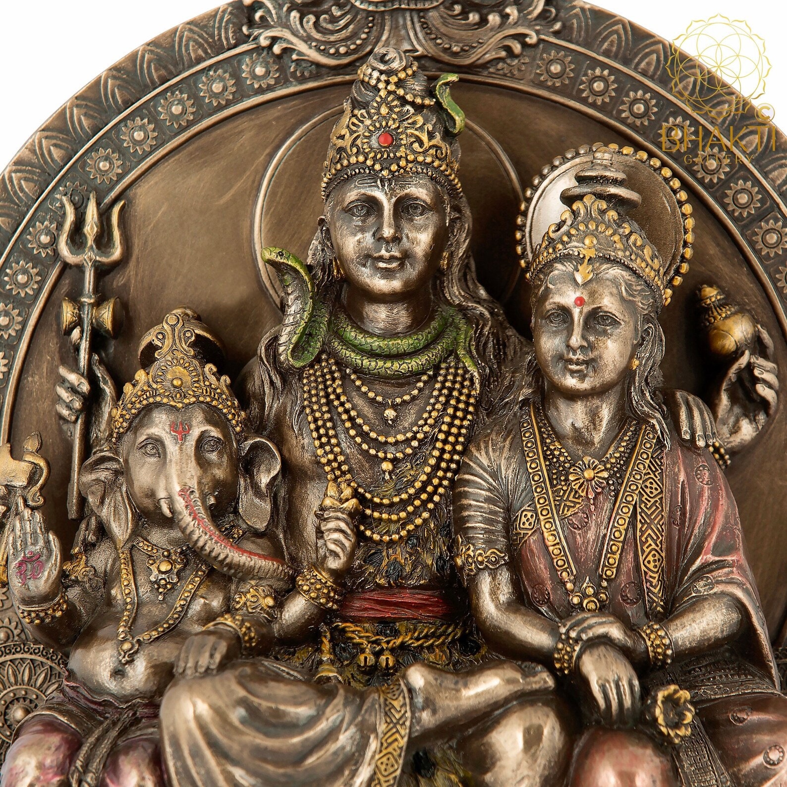 Shiva Parvati Family Statue
