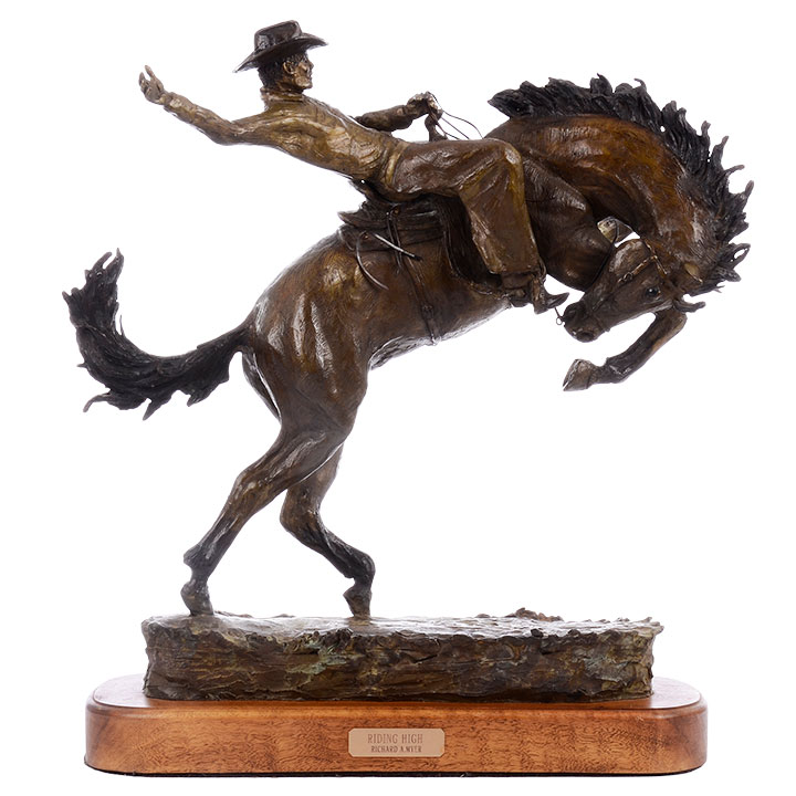 Cowboy on Horse Figurine