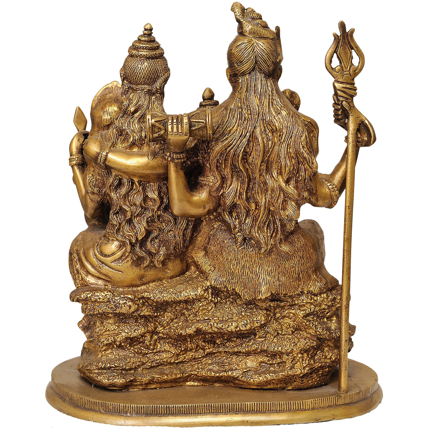 Brass Shiva Family Idol