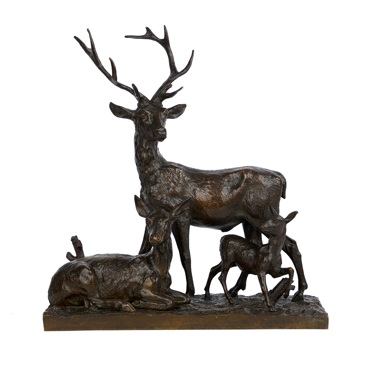 Deer Family Statues