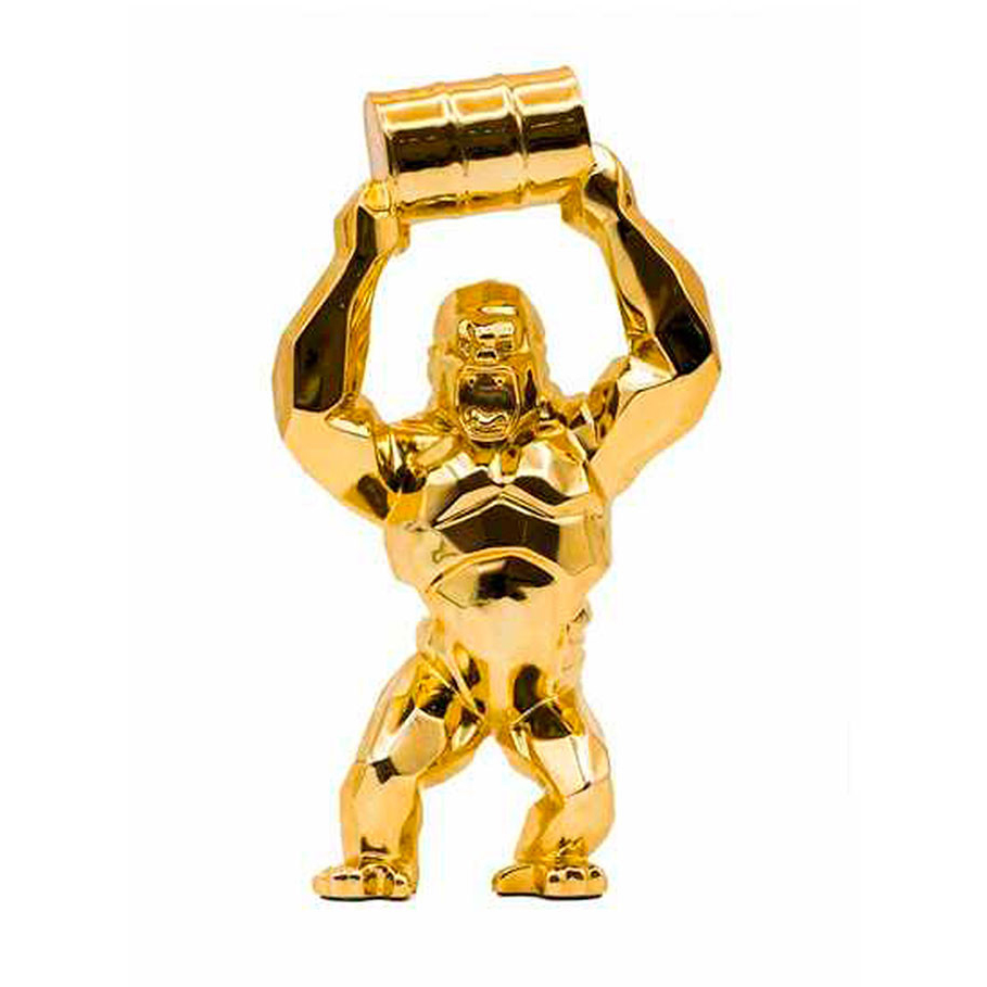 Gold Gorilla Ornament